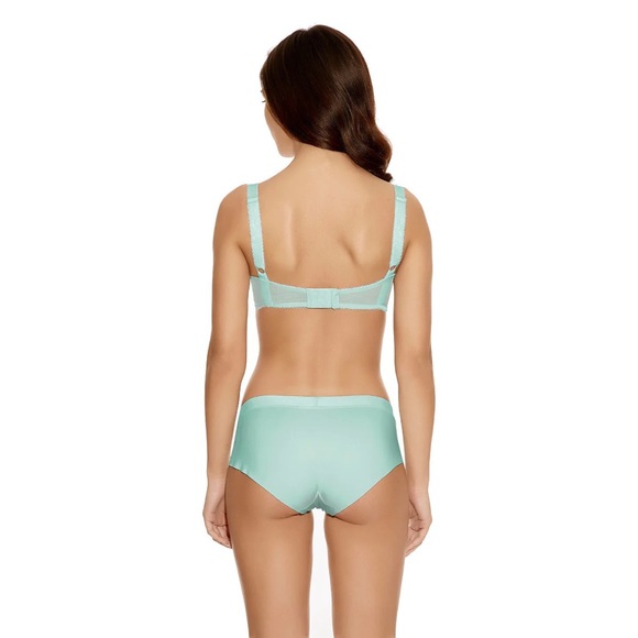 Freya “Starlet” Underwire Vertical Seam Bra and Shorty in Peppermint Green - Picture 2 of 8